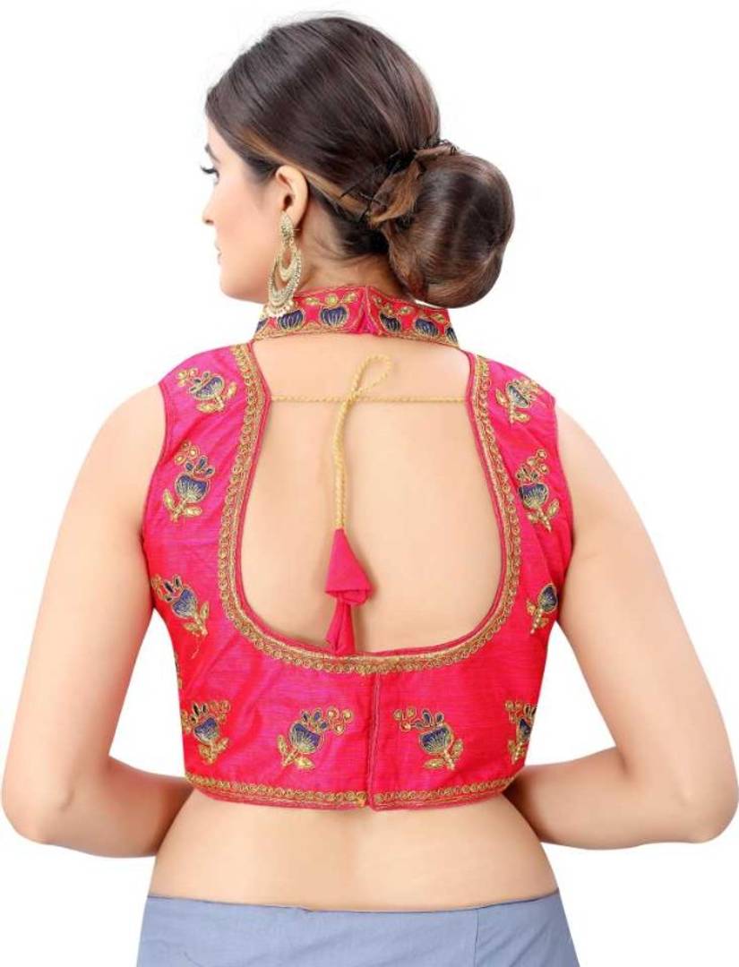 Trendy phantom silk Stitched Blouse for Women